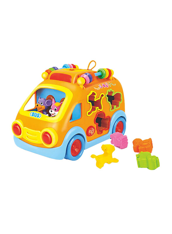 

Hola Shape Sorting Bus, Multicolour