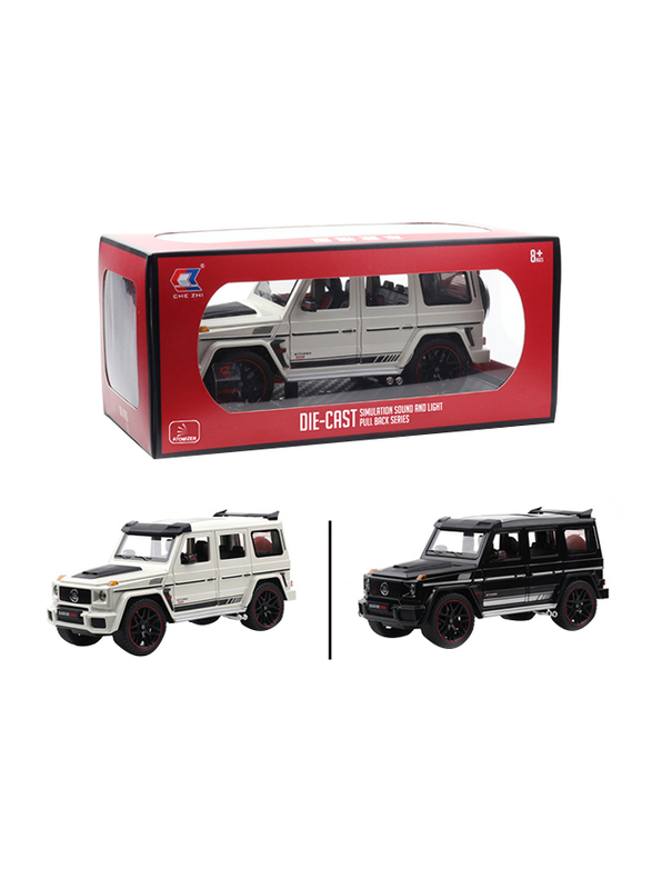 Stem Pullback Power 1:18 Die-cast Benz Brabus 800 with Simulation Sound, Light and Openable Doors, Ages 3+