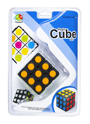 Fanxin Magic Cube Dot with 3 Levels of Difficulty, Ages 3+, Orange/Black