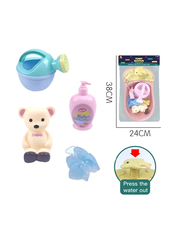 Haijaibao 5-Piece Baby Bathtub Fountain with Bath Accessories Toys, Multicolour
