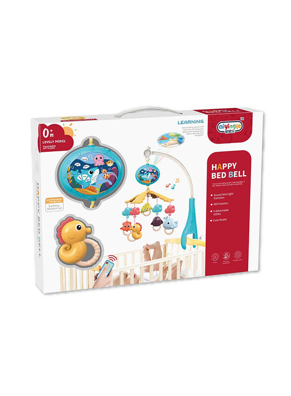 

IBI-IRN 2-Piece Green Colour Musical Mobile Bed Bell Gentlr and Soothing Toy