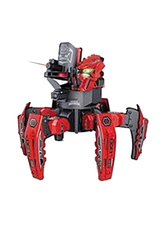 

Keye Toys Rechargeable 2.4G Space Warrior Radio-Controlled 6-Leged Robot with Discs and Laser Sight, Ages 5+