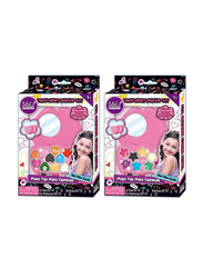 S & Li Make Your More Charming Twin Heart Paraben Free Get The Look Makeup Kit, Ages 5+