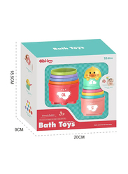 IBI-IRN 11-Piece Play Jenga Bath Toys, Multicolour
