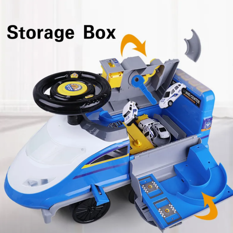 Electric Public Security High-Speed Railway Slide Baby Car Adventure