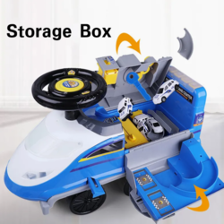 Electric Public Security High-Speed Railway Slide Baby Car Adventure