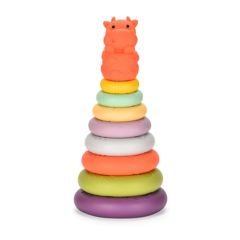 

Stem Educational Multicolored Stacking Plastic Rings Tower Set