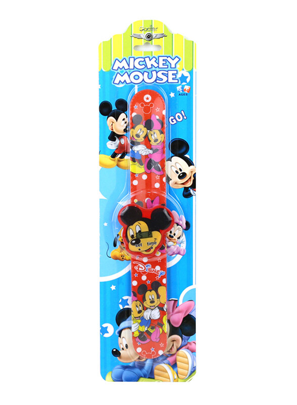 

Godier Mickey Mouse Digital Watch for Boys, Red