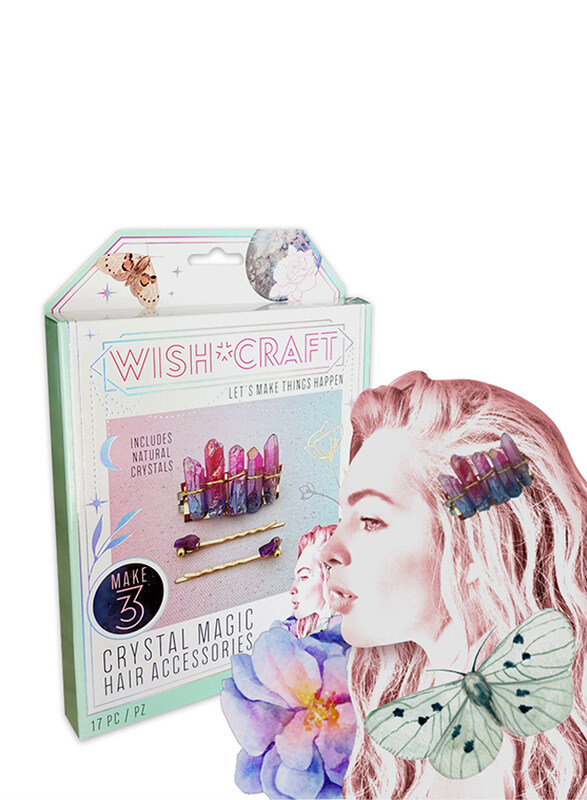 

Wish*Craft Let's Make Things Happen Crystal Magic Hair Accessories, Multicolour, 17 Pieces