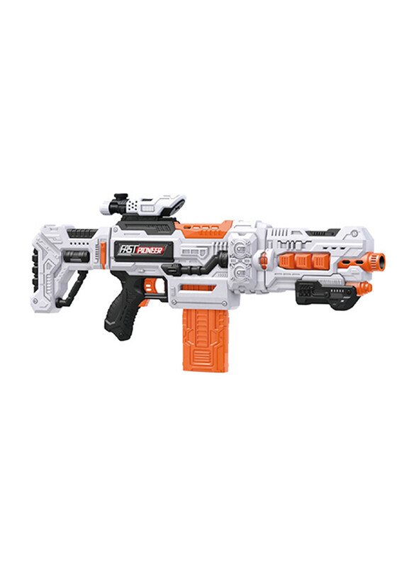

Stem Fast Pioneer Electric Gun Foam Bullet Blaster with 36X Bullet Capacity, Ages 8+, Multicolour