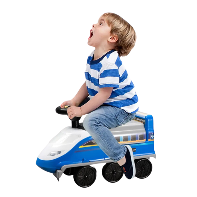 Electric Public Security High-Speed Railway Slide Baby Car Adventure