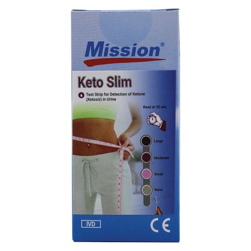 MISSION KETONE URINALYSIS REAGENT STRIPS 100S