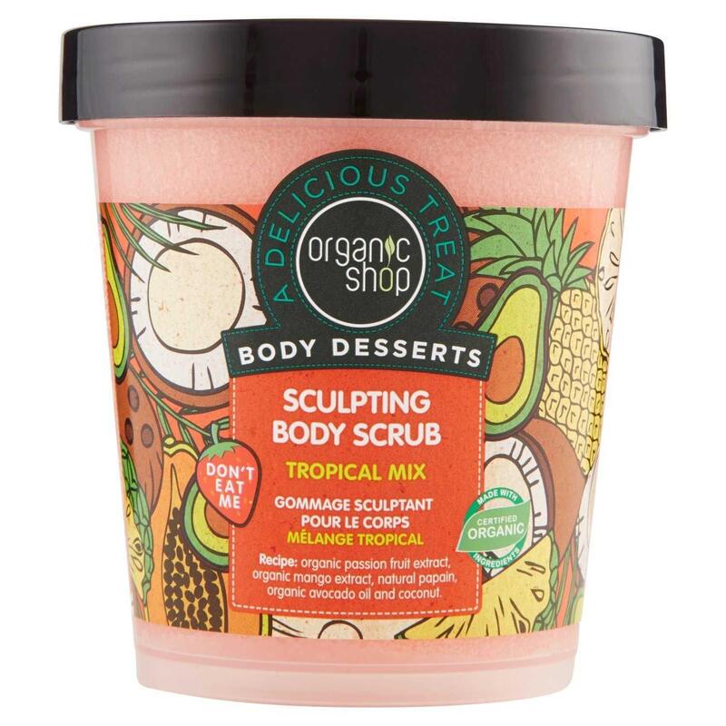 Organic Shop Body Desserts Tropical Mix Sculpting Body Scrub, 450 ml