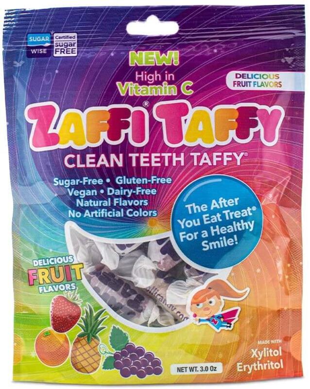 ZOLLIPOP CLEAN TEETH ZAFFI TAFFY FRUIT 3.1 OZ