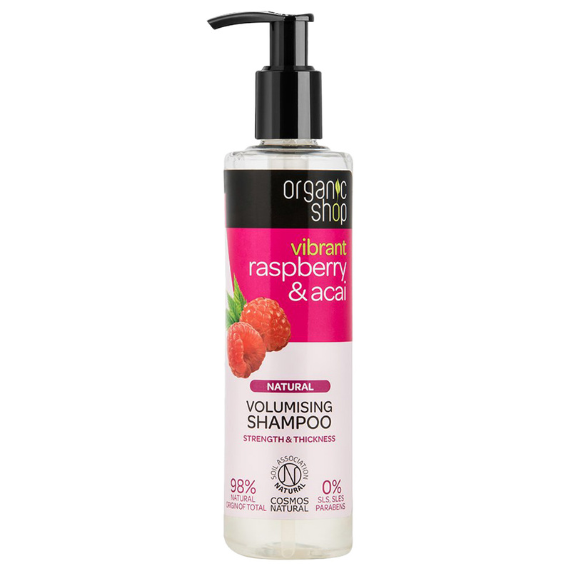 Organic Shop Raspberry & Acai shampoo, 280 ml