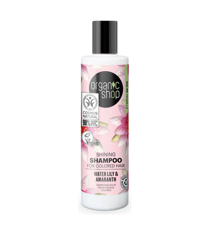 

Organic Shop OS Shining Shampoo for Colored Hair Water Lily and Amaranth, 280 ml
