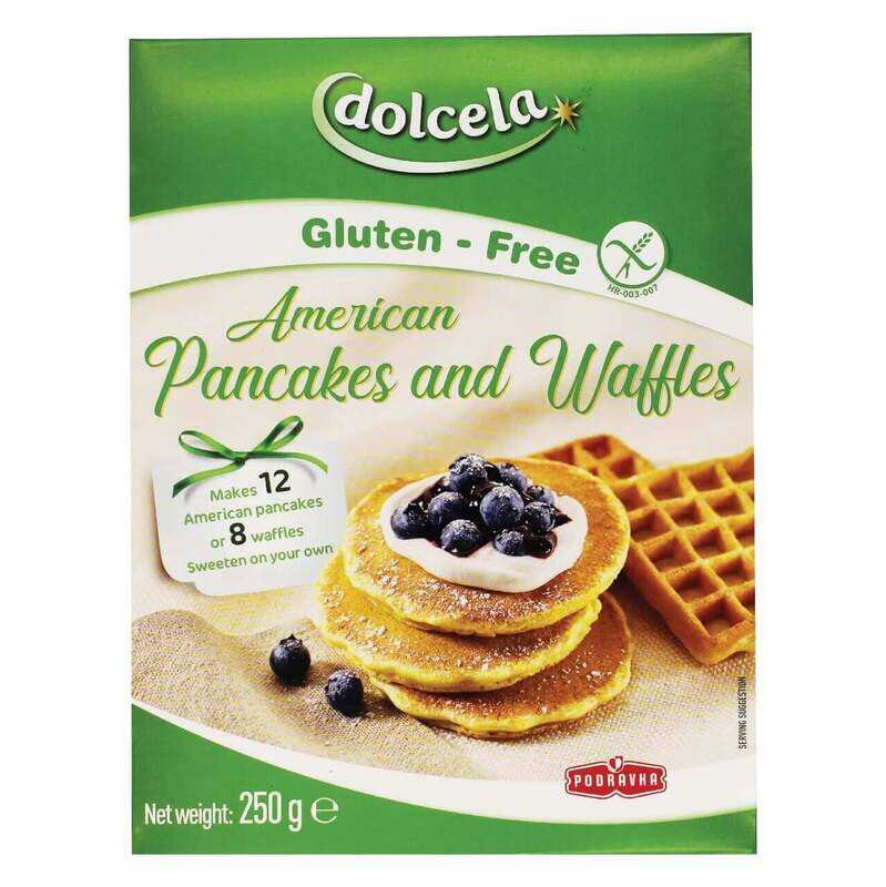 

DOLCELA AMERICAN PANCAKE AND WAFFELS GLUTEN FREE 250G