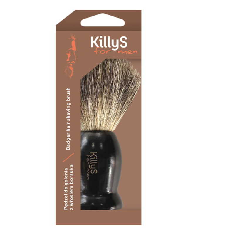 KillyS Shaving brush with badger bristles