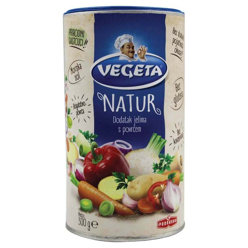 

VEGETA NATUR ALL-PURPOSE SEASONING CARDBOARD CONTAINER 300 G