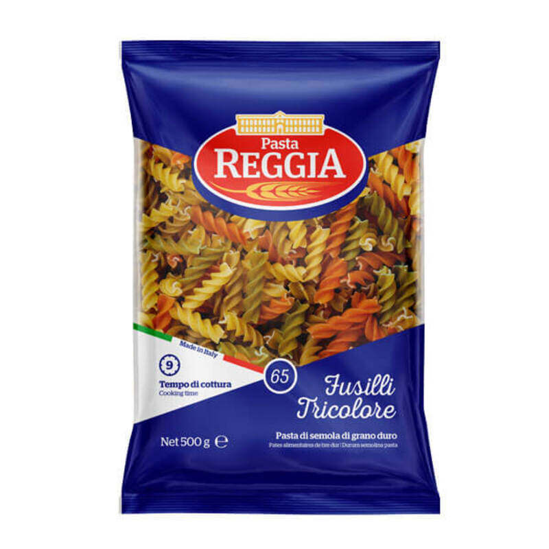 

REGGIA FUSILLI TRICOLORE 500G