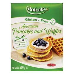 DOLCELA AMERICAN PANCAKE AND WAFFELS GLUTEN FREE 250G