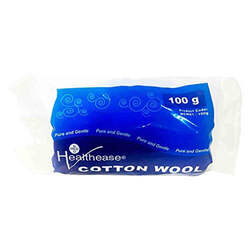 HEALTHEASE COTTON WOOL ROLL 100G