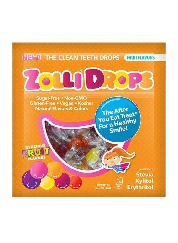 ZOLLIPOP CLEAN TEETH DROPS FRUIT 1.6OZ