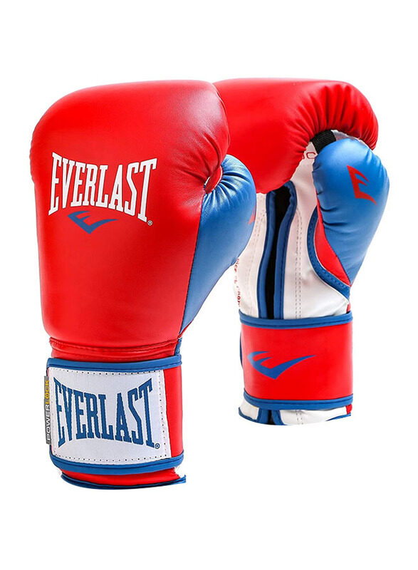 

Everlast 12-oz Powerlock Training Gloves, Red/Blue