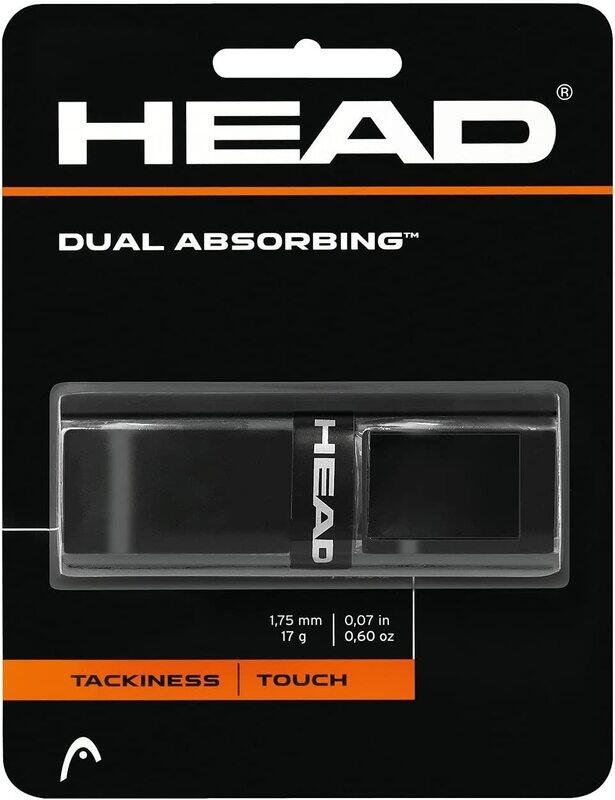 

Head Unisex's Docena 03/04 Dual Absorbing Racquet Grip, One Size, Multicolour