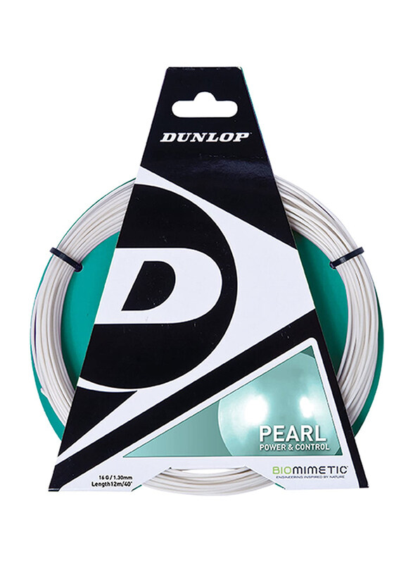 

Dunlop Pearl Tennis String, 12m, White