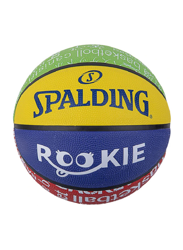 

Spalding Size-5 Rookie Junior Basketball, Size 5, Multicolour