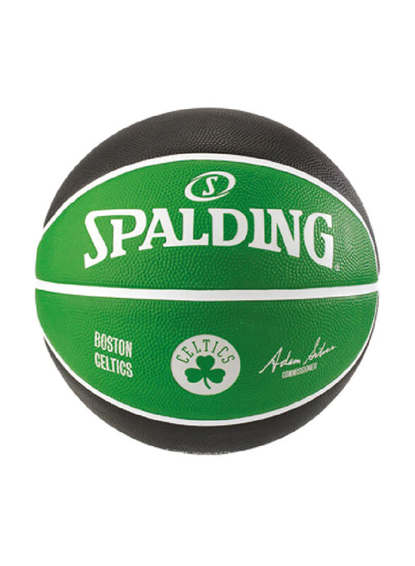 

Spalding Size-7 Nba Team Boston Celtic Rubber Basketball, Size 7, Green