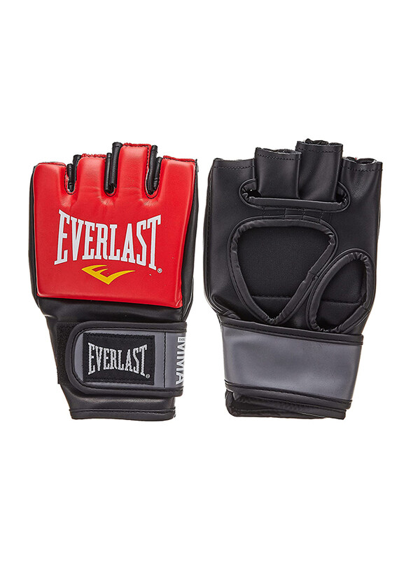 

Everlast Pro Style MMA Grappling Gloves, Red/Black