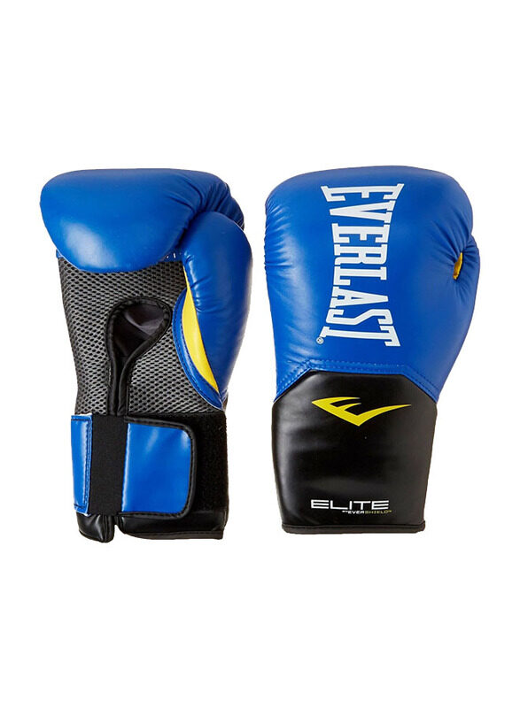 

Everlast 14-oz Elite Pro Style Boxing Training Gloves, Blue/Black