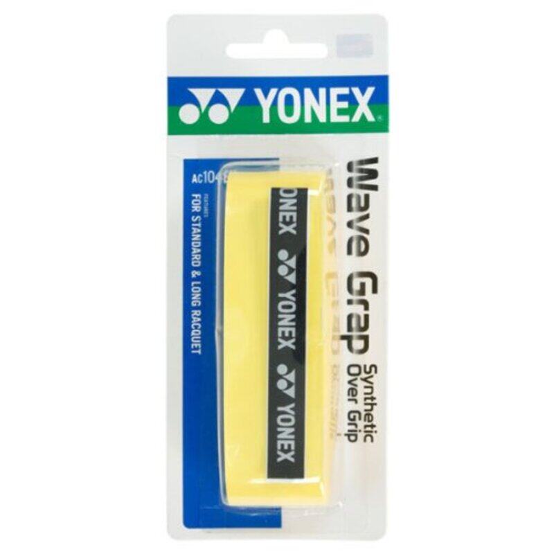 

Yonex Wave Grap Synthetic Over Grip, AC104EX, Yellow
