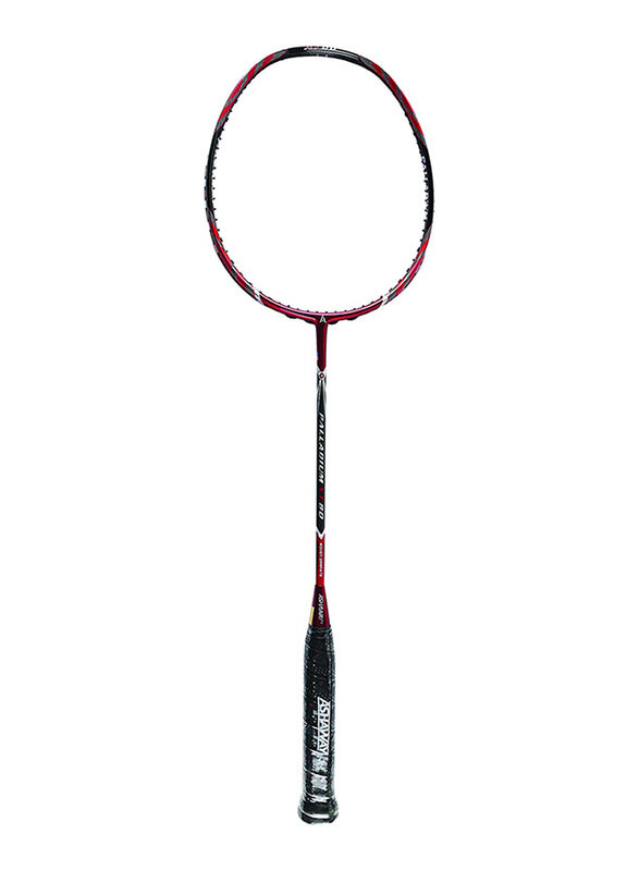 

Ashaway Palladium XT 80 Adult Unstrung Badminton Racket, Red/Black