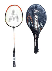 Ashaway AM 1000 Badminton Racket with Cover, Orange