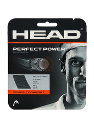 Head Perfect Power Squash Racquet String, 281085-BK-16, 10m, Black