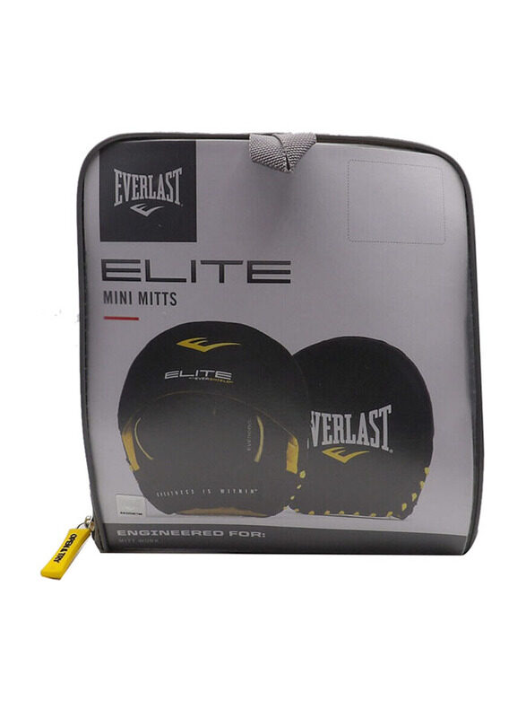 

Everlast Ever Cool Elite Mini Mitts, Black/Yellow