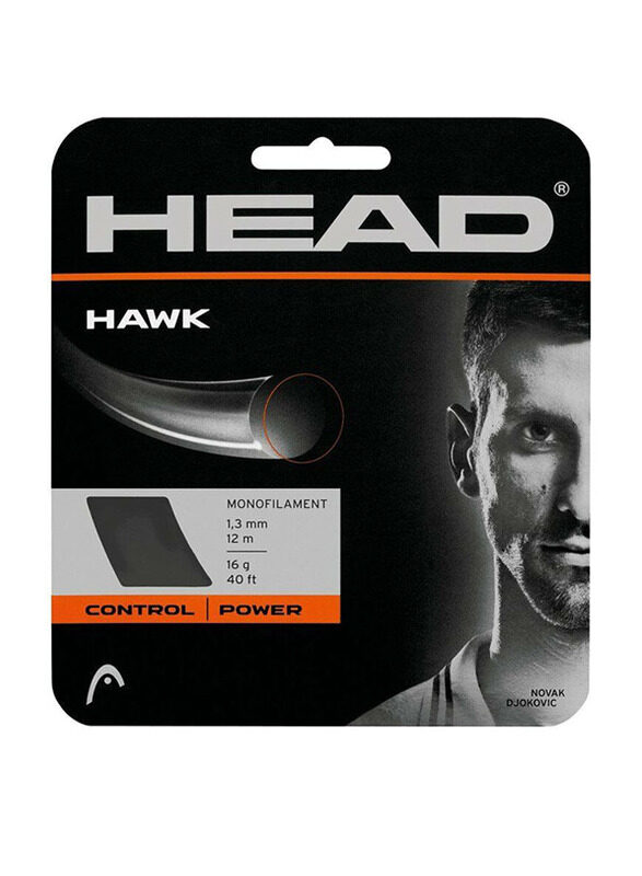 

Head Adult Hawk Tour Tennis String, (16), Grey