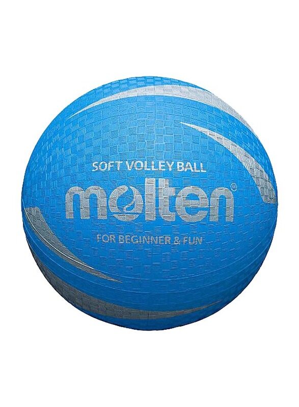 

Molten S2Y1250-C Soft Rubber Cover Volleyball, Blue