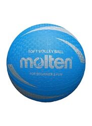 Molten S2Y1250-C Soft Rubber Cover Volleyball, Blue