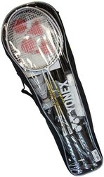 Yonex Gr303 4 Player Badminton Set, K-REY-YXR150, Black