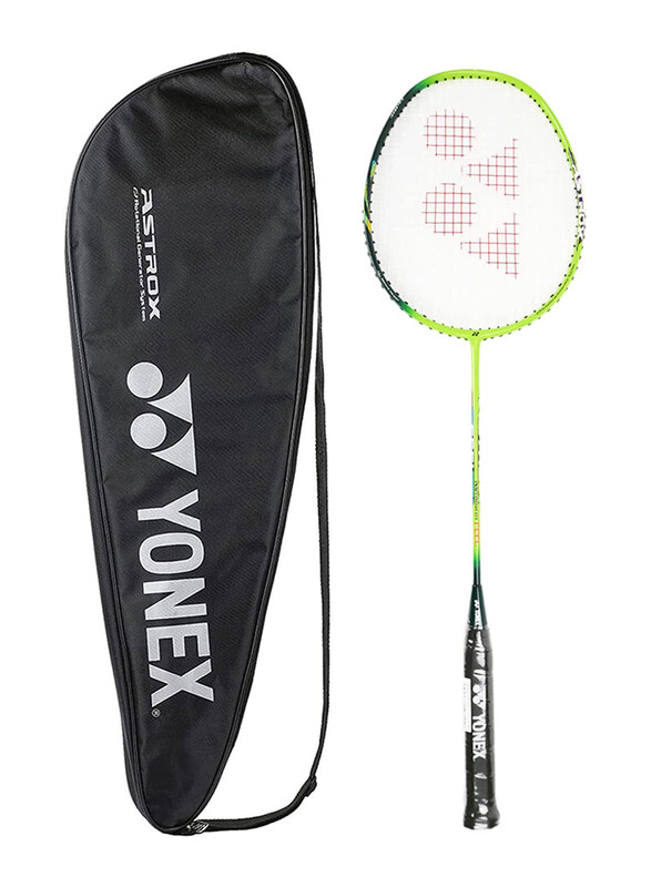 

Yonex Astrox 01 Feel Strung Badminton Racket, Lime