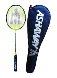 Ashaway Ultra Speed Strung Badminton Rackets with Cover, Yellow/Black