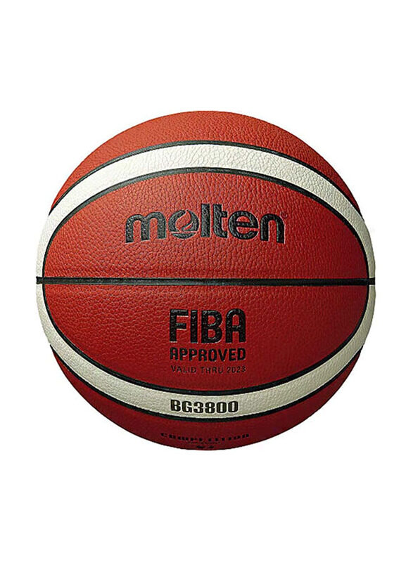 

Molten Size-5 B5G3800 Basketball, Size 5, Orange