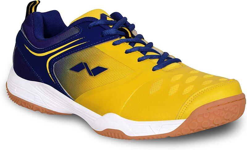 

Nivia Hy-Court 2.0 Badminton Shoe, 8 UK, Yellow