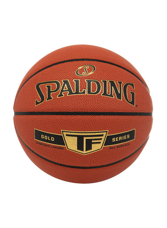 

Spalding Size-7 TF Gold Basketball, Size 7, Orange