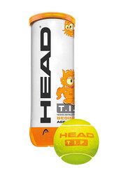 Head T.I.P. Training Tennis Balls, 3 Piece, Orange