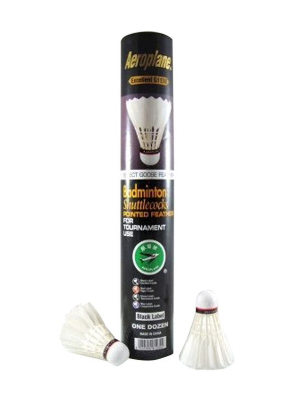 

Aeroplane Shuttlecock, EG-1130, White